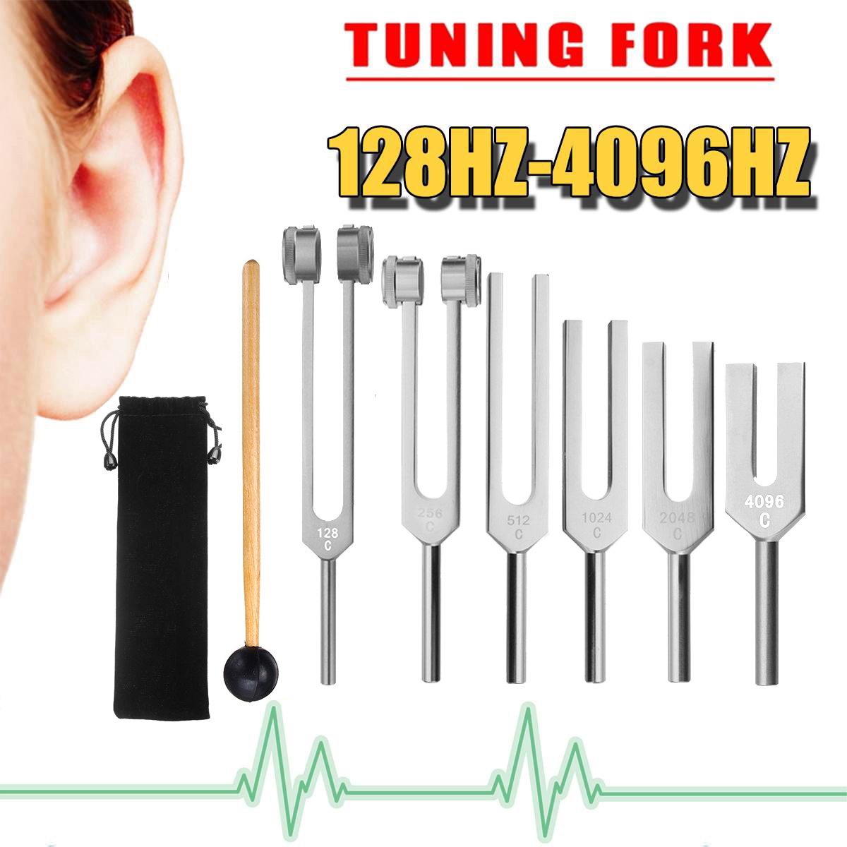 Medical 128Hz 256Hz 512Hz 1024 - Healing Wellness 评论和价格