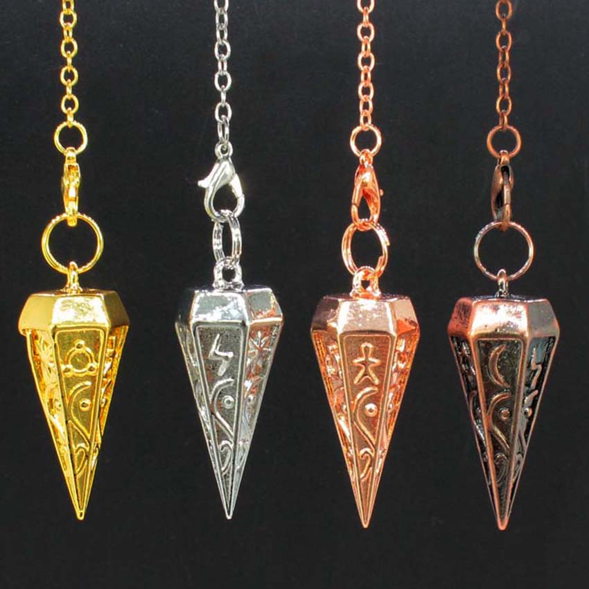 Copper Metal Rune Pendulum For - Healing Wellness 评论和价格