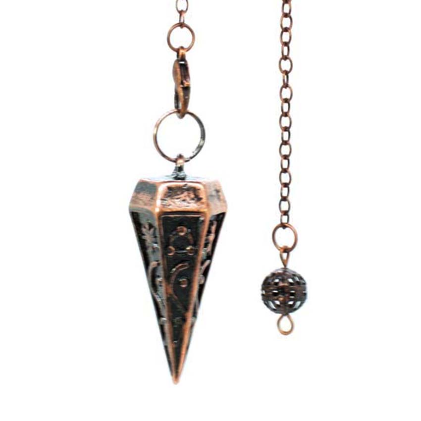 Copper Metal Rune Pendulum For - Healing Wellness 评论和价格